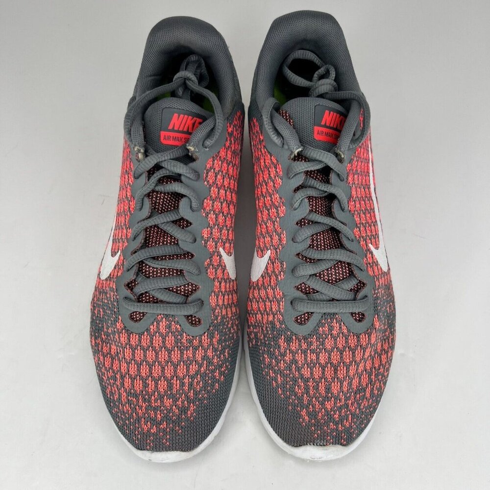 Nike Womens 852465-003 Gray Hot Punch Air Max Sequent 2 Size 8.5 Running Shoes - Picture 4 of 9